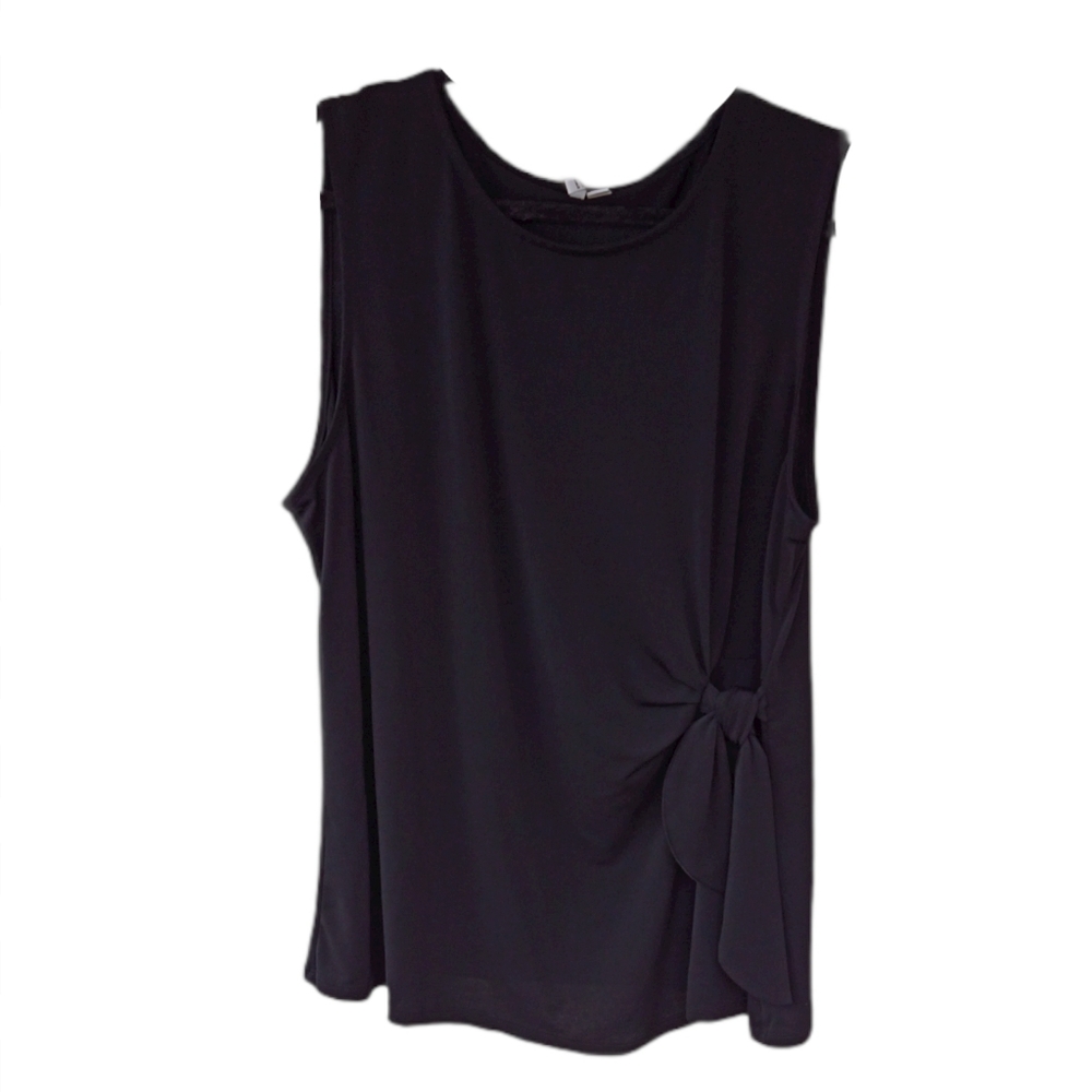 Elle Knot Front Sleeveless Top